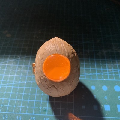 手工材料核桃小屋核桃小房子真核桃壳手工核桃壳带窗带灯闺蜜情侣