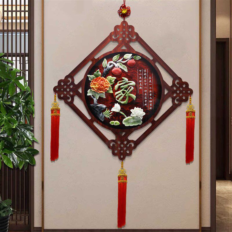 入户玄光装饰画挂件中式客厅沙发背景墙挂画走廊过道正对门餐厅画