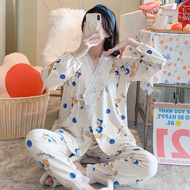 纯棉月子服夏天产后薄款哺乳睡衣孕妇春秋季9月份7产妇喂奶女和服,孕妇装/孕产妇用品/营养,家居服套装,淘宝优惠券,粉丝福利购,淘宝优惠卷