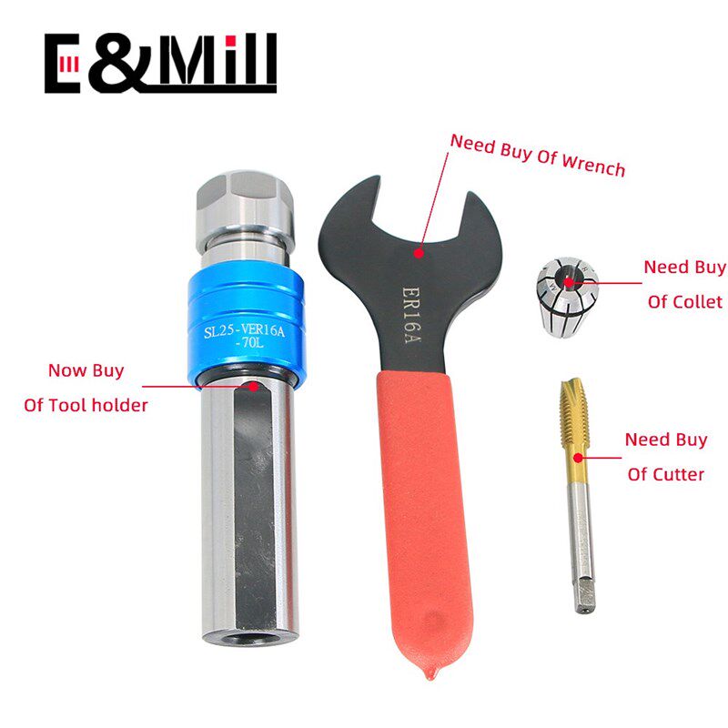 C20 C25 C32 straight shank tool holder ER16 ER20 ER25 ER32 V