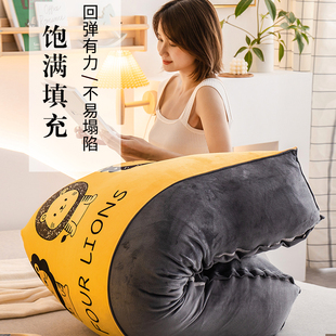 可爱床头软包靠背可拆洗2023新款儿童床上无靠垫大靠枕公主躺枕