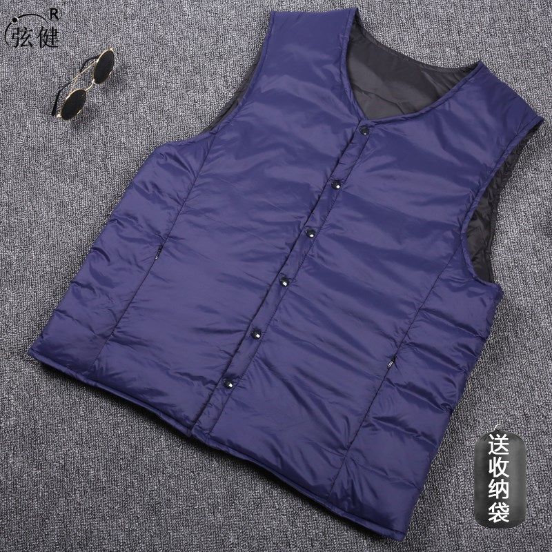 男士羽绒马甲轻羽绒马甲男轻薄无领薄款帅气N爸爸装修身男士坎肩,男装,羽绒马甲,淘宝优惠券,粉丝福利购,淘宝优惠卷