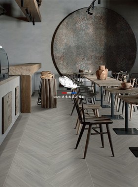 日式奶油风600x1200拼花木纹砖服装店客厅O地砖仿实木卧室木纹瓷