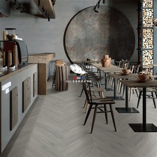 日式奶油风600x1200拼花木纹砖服装店客厅O地砖仿实木卧室木纹瓷