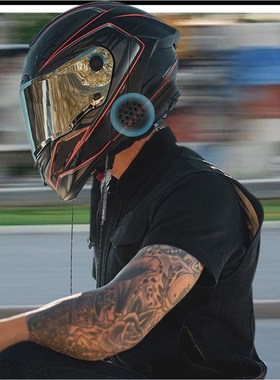 Motorcycle Helmet Headset 3.5mm Jack Wired Earphones Music H