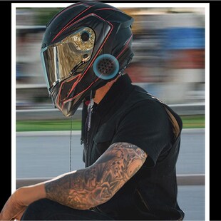 Motorcycle Helmet Headset 3.5mm Jack Wired Earphones Music H