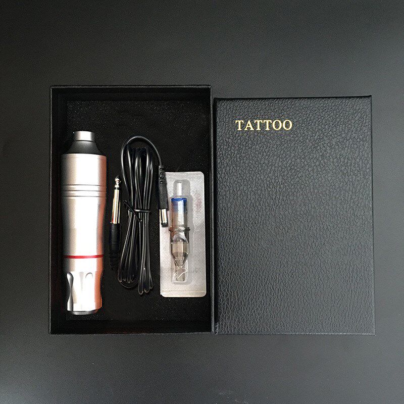 纹身笔 黑金刚纹身马达笔 夏安笔纹身机器手工电源勾线手柄套装