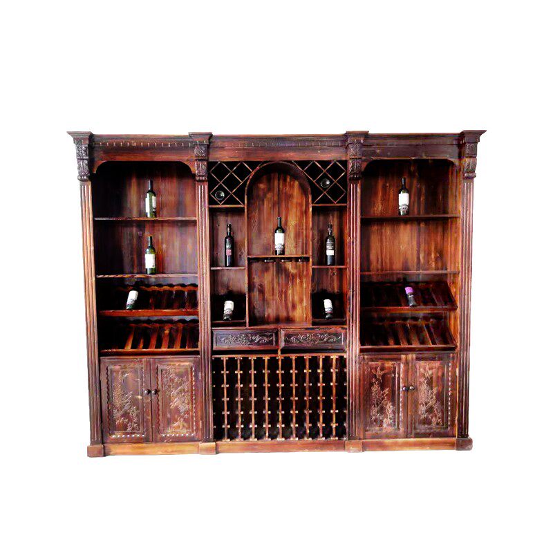 直销新品后现代欧式防腐碳化家装酒窖酒庄红酒白s酒酒柜及陈列货