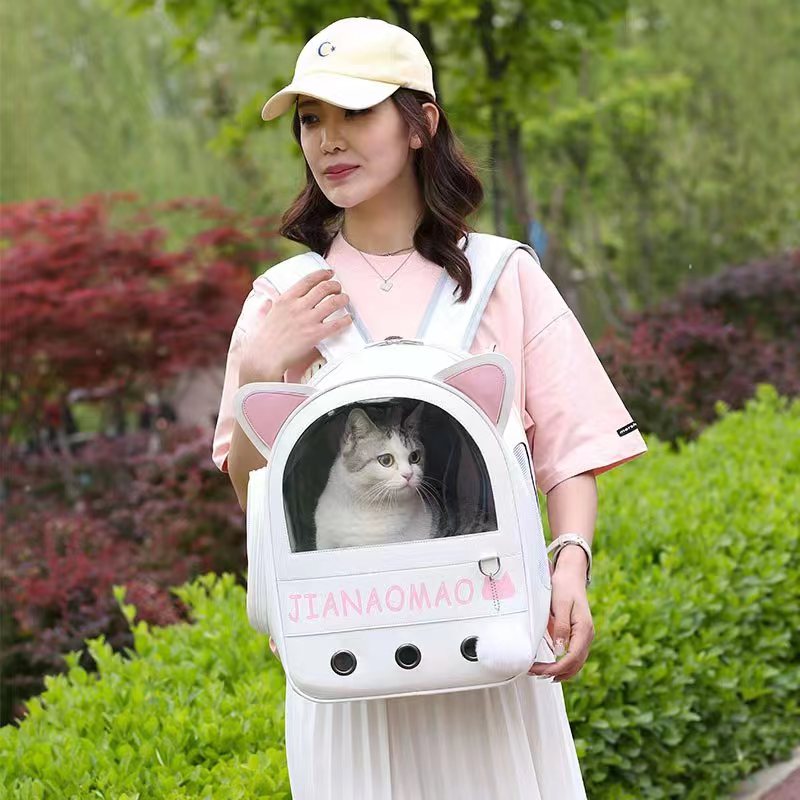 猫包外出便携猫咪狗狗背包猫笼透气斜挎手提式猫T袋子大容量宠物