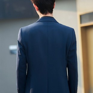 轻熟风商务小西服套装 男士 高级感韩版 休闲西装 上衣单件潮 外套修身