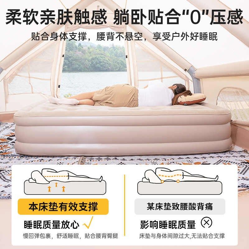 户外充气床垫露营睡垫全自动充气新款打地铺折叠家用冲气垫床,户外/登山/野营/旅行用品,充气床,淘宝优惠券,粉丝福利购,淘宝优惠卷