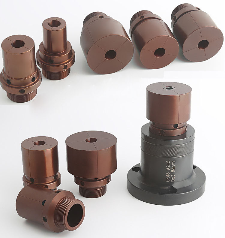 数控车床36机46机52机0v640内撑夹头内涨夹具后拉式套筒非标定做