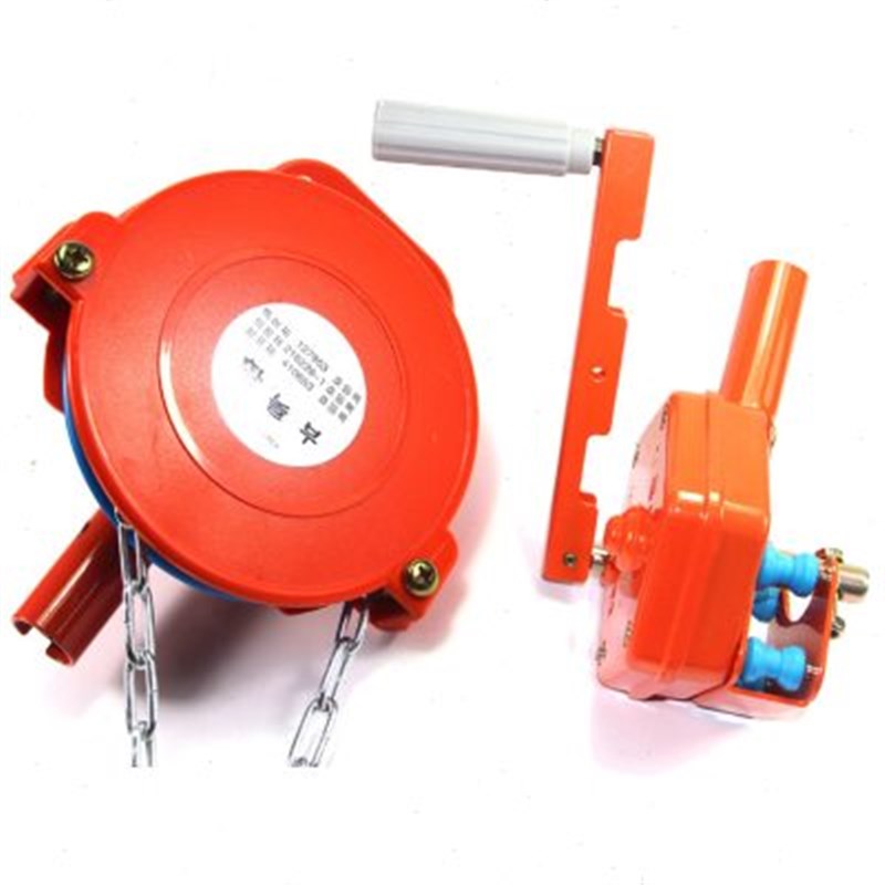 大棚手动电动手摇卷膜器温室温控卷帘机侧卷摇膜器放风机链条式