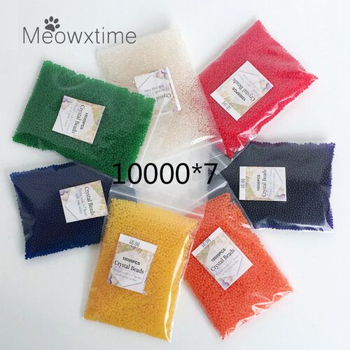 70000pcs/lot Crystal S Hydrogel Gel Polymer Water Beads ball