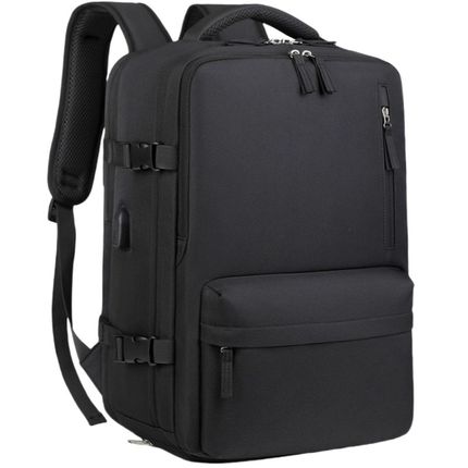 双肩包男士背包可扩容大容量商务出差旅游行李包17寸笔记本电脑包