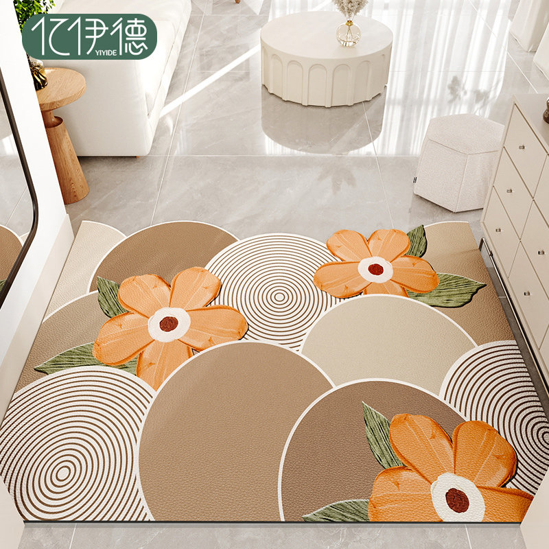 入户门地垫进门门口可擦免洗pvc脚垫2024新款皮革门垫可裁剪地毯,居家布艺,入户地垫,淘宝优惠券,粉丝福利购,淘宝优惠卷