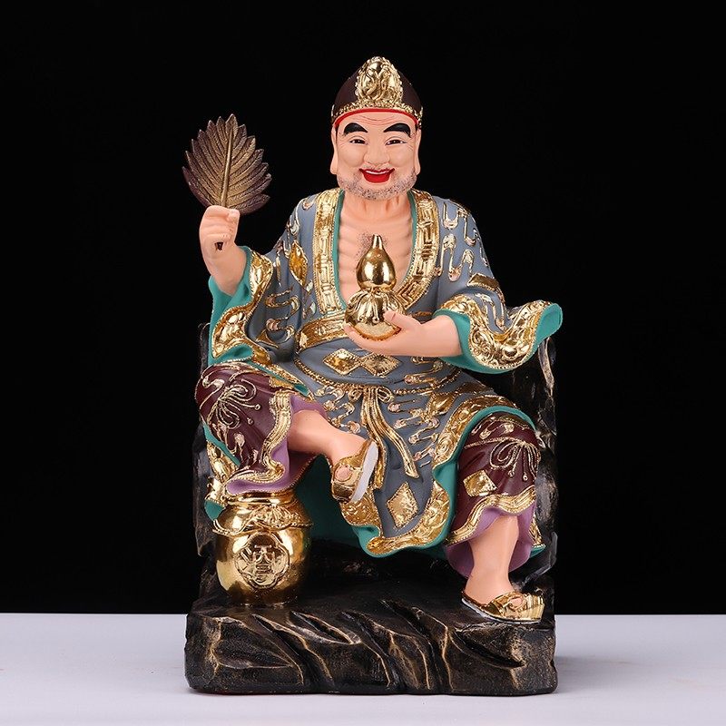 活佛济公佛像  k坐山  陈修缘佛像 降龙罗汉尊者道济和尚 供奉摆