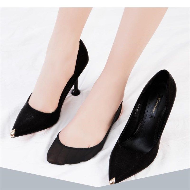 隐形船袜女款浅口不掉跟防滑春秋夏季薄款女士高跟鞋袜子单鞋