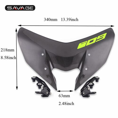 Windscreen For YAMAHA MT-09/SP FZ-09 2017-2020 18 19 Windshi