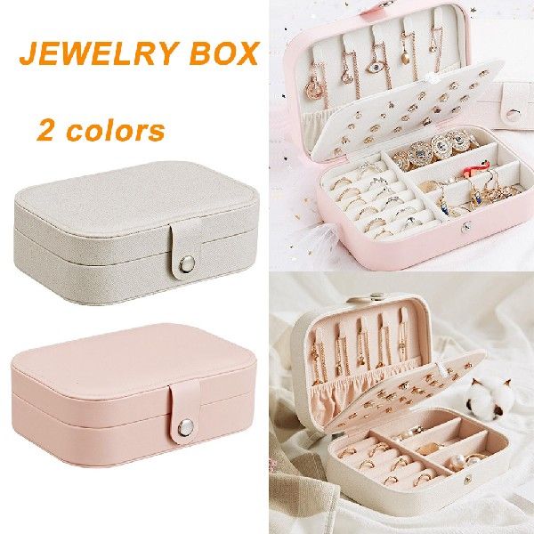 Travael Jewelry Box Orgrnize  LeatherrJewelleay Ornaments 乐器/吉他/钢琴/配件 乐器工具 原图主图