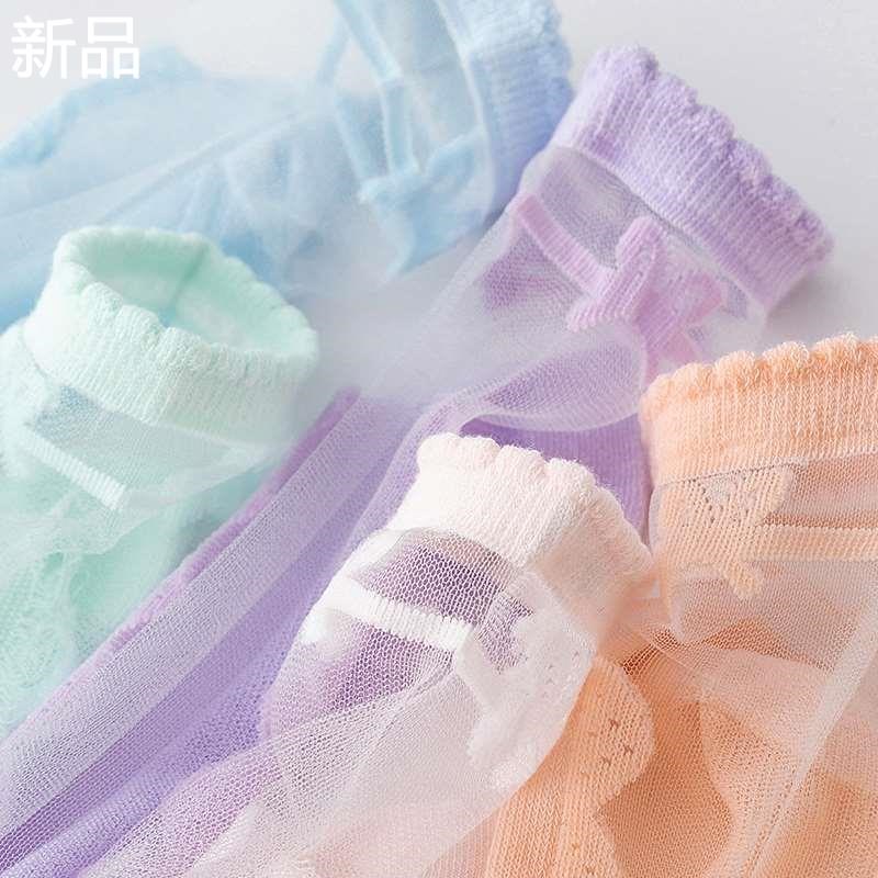 玻璃丝袜子女短袜夏季薄款女士短筒可爱日系丝袜学生浅口船袜新品