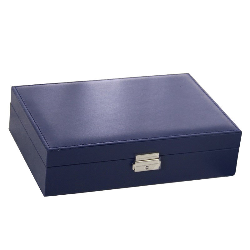 单层首饰盒PU皮饰品收纳盒首饰收纳盒珠宝盒饰品包装盒26U5X180X6