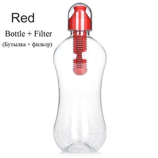 550ML Water Bobble Hydration Filter Bottle Outdoor Portable