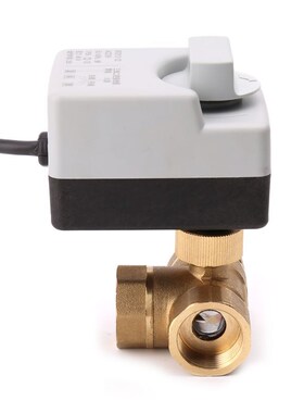 AC220V 3-way electric motorized ball valve three wires two c