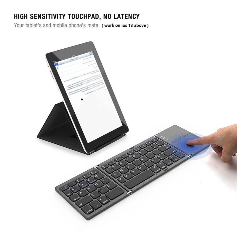 B033 Mini folding keyboard Bluetooth Foldable Wireless Keypa