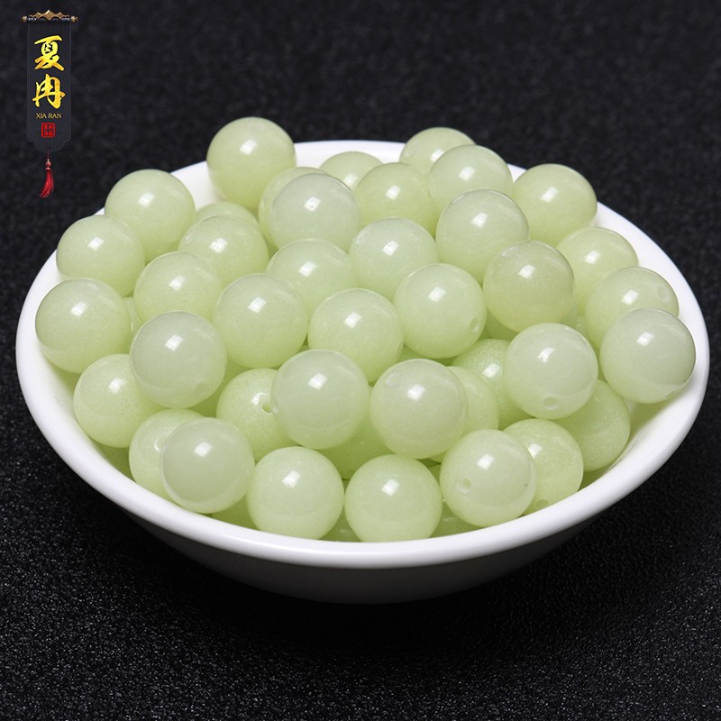工厂销萤石夜光石散珠子优化夜明珠手链项链DIY水U晶饰品配件珠子