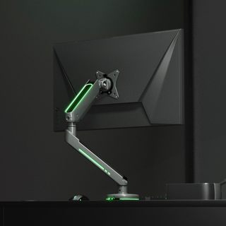 新品北狐弧E700电脑显示器支架可伸缩旋转桌面免打S孔机械臂RGB灯