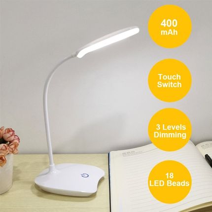 Table Lamp Rechargeable Desk Lamp Study Lamp Touch Switch Mo
