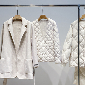 韩国冬季新款大衣内搭白鹅绒轻薄保暖内胆羽绒服女装短款修身外套