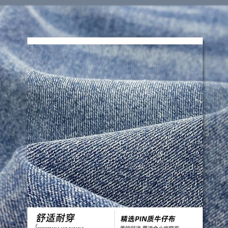 男童裤子春装2023新款韩系童y装潮酷帅气大童男孩春秋款儿童牛仔