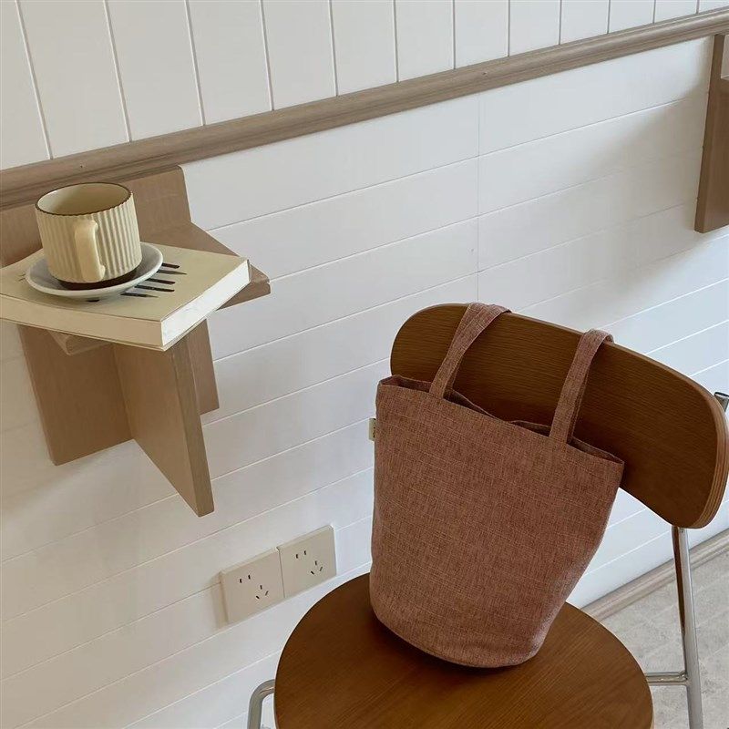 包包女2025新款单肩水桶仿麻百搭包包简约质感休闲通勤手提包布袋,箱包皮具/热销女包/男包,腋下包,淘宝优惠券,粉丝福利购,淘宝优惠卷