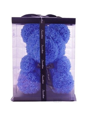 25cm Teddy rose bear artificial flower rose Bear Christmas d