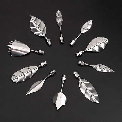 10 pcs Pudding Nozzle +1 Syringe Tool 3D Jelly Flower Cake J