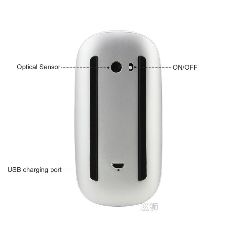 Bluetooth Wireless Arc Touch Magic Mouse Ergonomic Ultra Thi