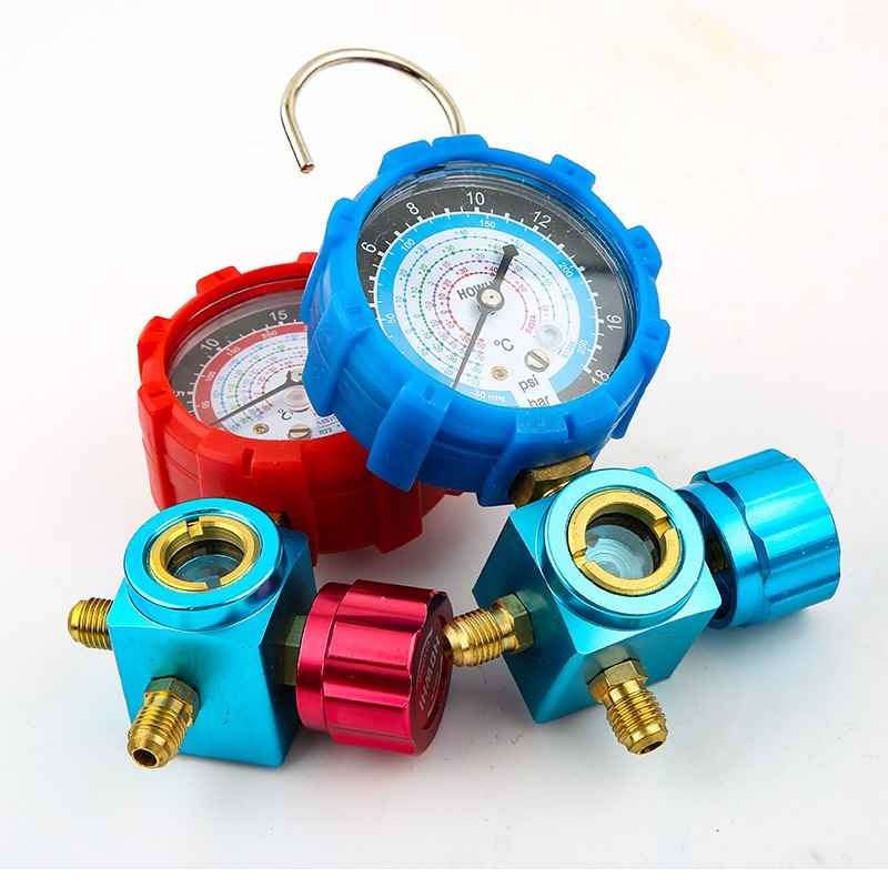 家用挖土机空调工具41液表雪种冷媒R22冰箱汽车加0加氟工具套装w
