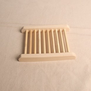 Natural Wooden Bamboo Soap Dish Wooden Soap Tray Holder Stor