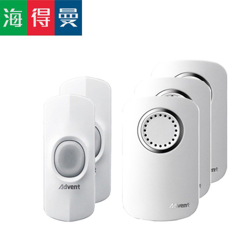 适用海得曼无线远铃呼用家叫器超门距离防水门铃一拖二一老人遥控
