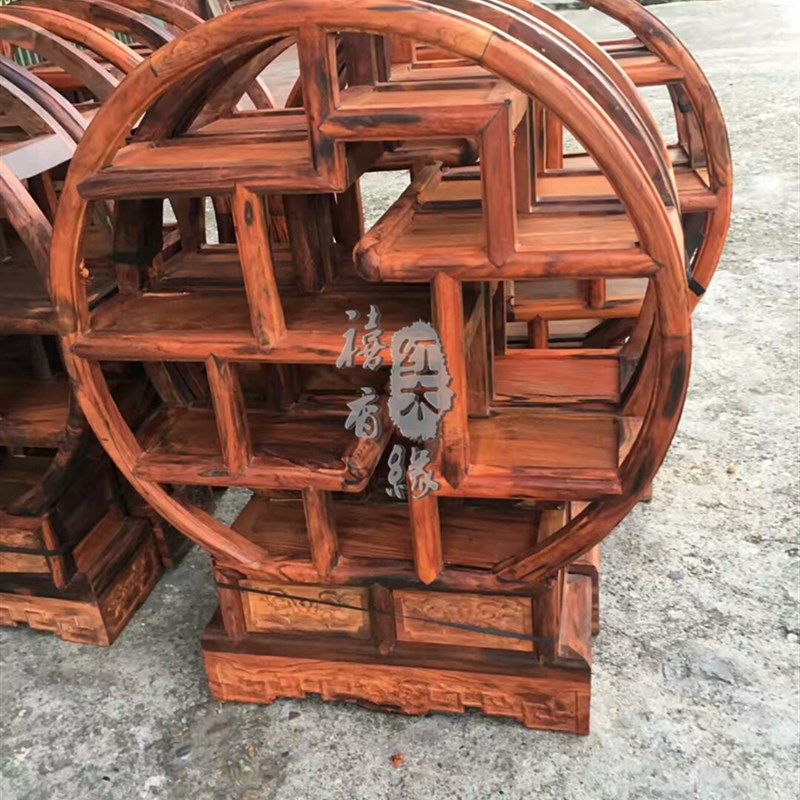 老挝大红酸枝博古架多宝格架类住宅家具红木茶壶茶具架小型博古架,住宅家具,多宝格/博古架,淘宝优惠券,粉丝福利购,淘宝优惠卷