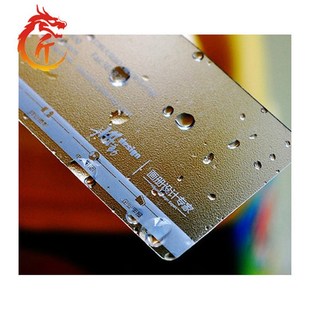 PVC名片制作 拉丝个人  商务透明名片 定制烫金高级塑料名片