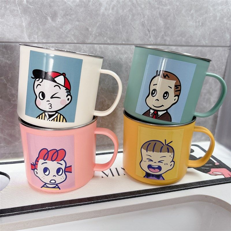 儿童刷牙杯子洗漱家用牙缸牙具杯牙刷杯304不锈钢漱口杯男孩女孩,家庭/个人清洁工具,洗漱杯,淘宝优惠券,粉丝福利购,淘宝优惠卷