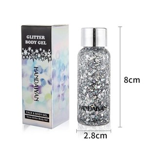 Sequins Face Hair Loose Body Art 速发Nail Gel Cream Stickers