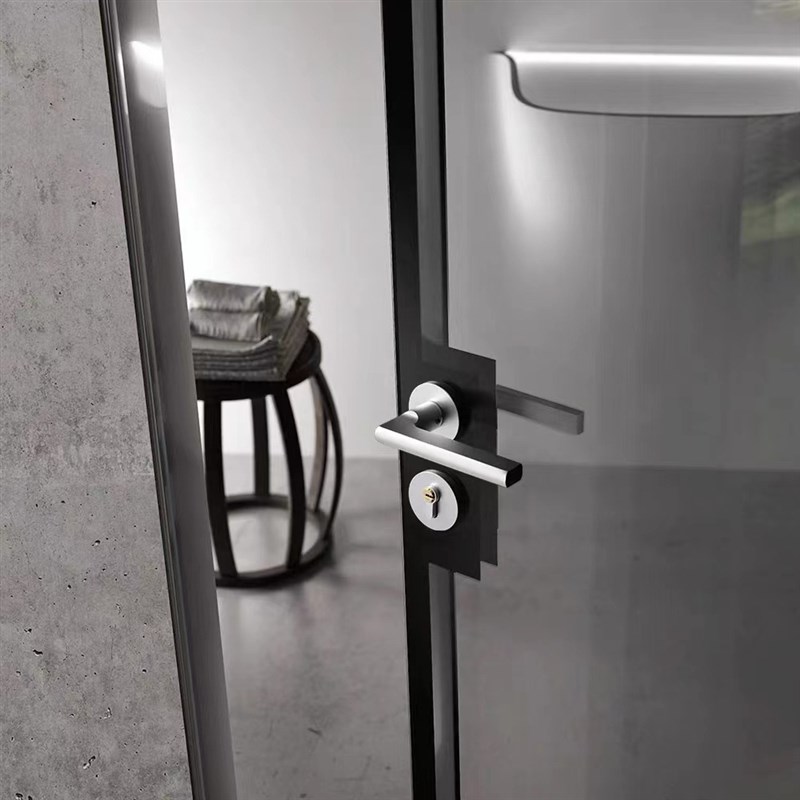 太空铝卧室门锁室内家用通用型房门锁木门锁具门把手手柄执手锁