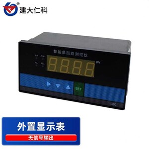 现货厂家建大仁科外置显示表温湿度水质智能单回路V测控仪外置显