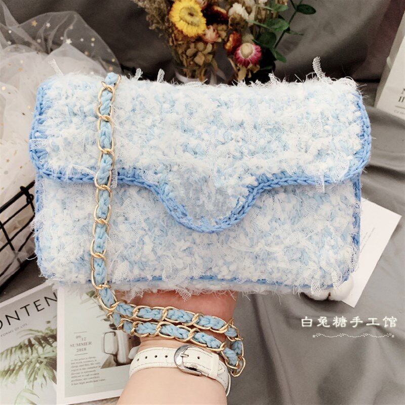 白兔糖手工馆花团锦簇幻彩编织材料包泫雅钩针斜挎包特色线手混线,服饰配件/皮带/帽子/围巾,毛线,淘宝优惠券,粉丝福利购,淘宝优惠卷