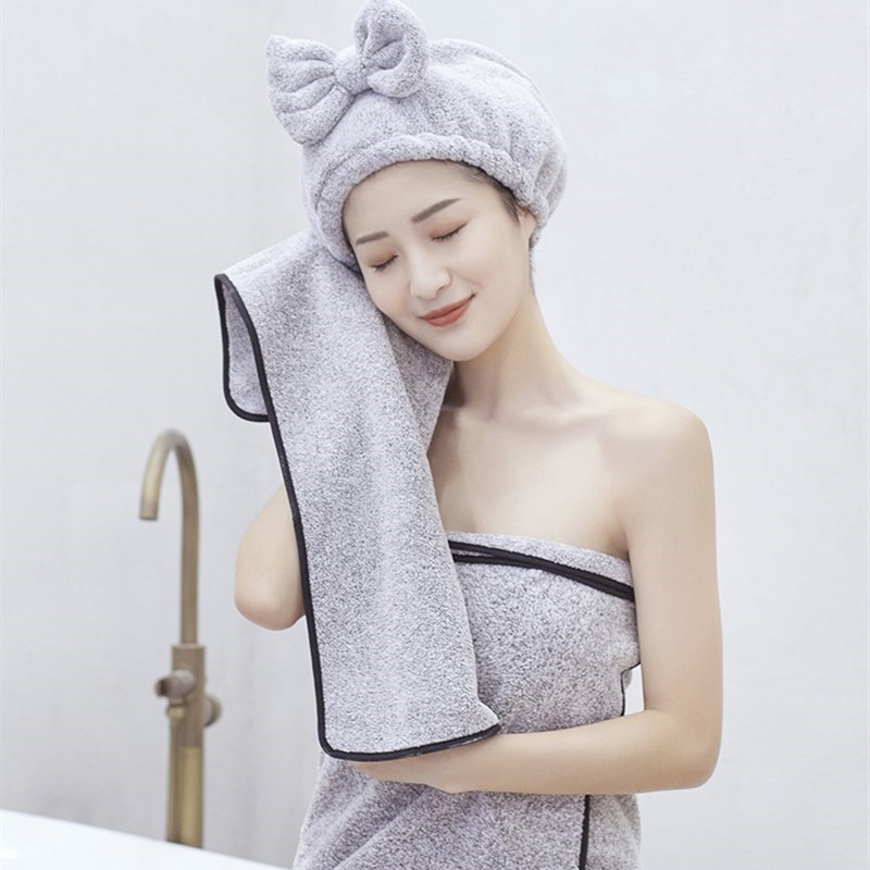 干发帽女超强吸水速干2023新款洗头包头发毛巾大人双层加厚浴帽子