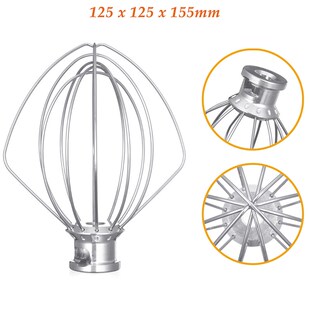 Stainless Steel oon Wire Whip Mixer Attacht for Kitchenaid K